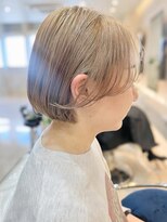 フリップビーアヴェダ(FLIP B AVEDA) 本八幡×ミニボブ×ミルクティーベージュ