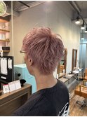 スパイキーショート×ハイトーンピンク【阿部佑香】