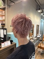 ハロ 蕨(HALO)&nbsp;スパイキーショート×ハイトーンピンク【阿部佑香】