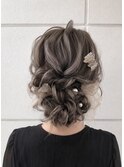 パーティーヘアセット24/ヘアアレンジ/ブリーチ/レイヤー/ボブ
