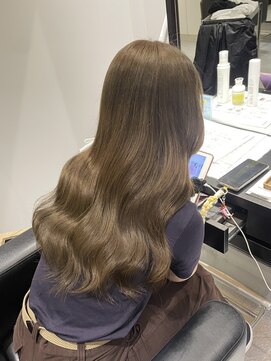 エイトヘアー(8 HAIR) オリーブベージュ ブリーチなしダブルカラー