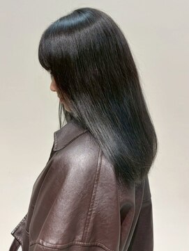 オンフ(ONFFO) 透明感カラー アッシュブブラウン 髪質改善 艶髪 ストレート