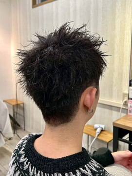 ハノンメンズ 大宮(Hanon men's) スパイキーショート/ツイストパーマ/メンズスタイリング