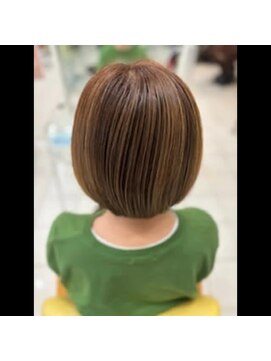 キセイ 幸町店(KISEI) 大人カラー/白髪ぼかし/ショートボブ/大人ナチュラル40代~