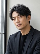 エミヲ 石川町(emiwo)&nbsp;40代メンズカット×大人ニュアンスパーマ