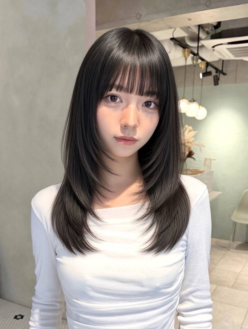 2026年秋】ロング ぱっつんの髪型・ヘアアレンジ｜人気順