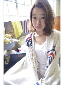 ロイジー(roijir) roijir☆難波茉帆☆ノーバング×バカンスヘアー♪03-6447-2205