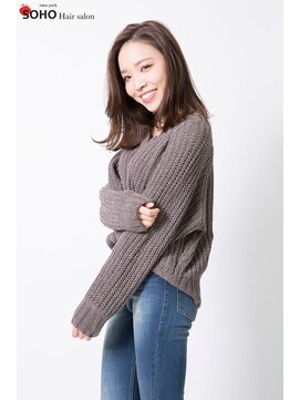 フラッグ ヘアー 天神西通り店(Flag HAIR) ダークモカ☆ドライウェットミディ