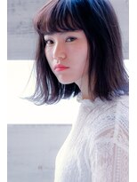 ヘアーアンドメイク シーク 八王子(HAIR&MAKE SeeK)&nbsp;外ハネロブ ミディ ミディアム