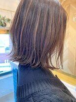 シー バイ ロンド 新宿(Sea by Lond)&nbsp;【藤原三知代】毛先パーマ切りっぱなしボブ