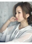 簡単ローポニーアレンジ