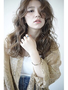 ルーク 立川(LUK) Lien☆フォギーグレージュ×デザインカラー×ローライト　立川