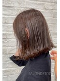 艶ベージュ・切りっぱなしBOB☆