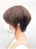 【ハンドブローできまる】＊＊艶カラー×大人ショート＊＊