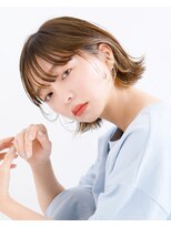 タヤ 町田店(TAYA)&nbsp;10代学割U24シースルーバングイヤリングカラー外ハネショート