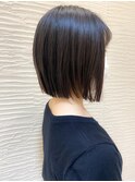 【morio】札幌ショート　切りっぱなしプツっとボブ