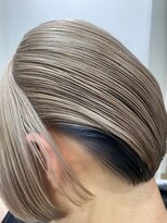 アトリエドゥーディマンシュ atelier doux dimanche&nbsp;ミルクティー×グレーブルー