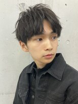 メンズヘアトーキョー(MEN'S HAIR TOKYO)&nbsp;センターパート/無造作パーマ/さわやかビジネス