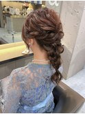 ba254ヘアアレンジ成人式　卒業式　袴振袖　披露宴　結婚式
