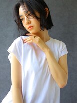 ソヨン 豊田土橋店(SOYON)&nbsp;長めバング 大人ボブ ショートヘア