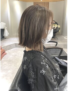 サロンドミルク 新百合ヶ丘店(salon de MiLK) 脱白髪染めハイライト［新百合ヶ丘/ハイライト/白髪染め］