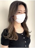 大人可愛い/ショコラアッシュ/ヘルシースタイル/ふんわりカール