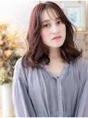 ベビーピンクフレンチカジュアルふわミディa大宮20代30代40代