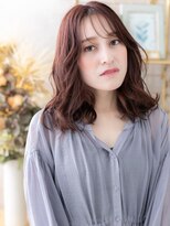 カバーヘア ブリス 大宮西口(COVER HAIR bliss) ベビーピンクフレンチカジュアルふわミディa大宮20代30代40代