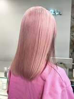 ソル ジングウマエ(SOL JINGUMAE)&nbsp;ダブルカラーピンクベージュカラー裾カラーケアブリーチレイヤー