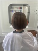 切りっぱなしボブ