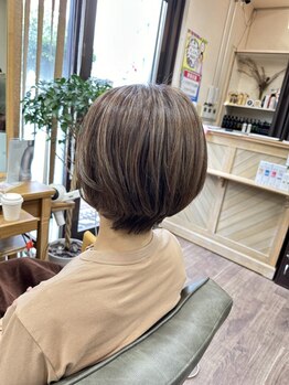 アルファ 深井店(ALPHA)の写真/【深井駅直結!!】気になる白髪をしっかりカバーしつつ、カラーも楽しめる！オシャレも楽しみたい方へ☆