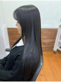 20代30代40代大人可愛い髪質改善カラーブルーブラック透明感