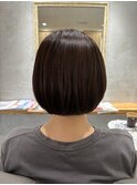 切りっぱなしボブ
