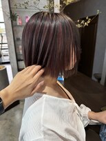 アールトゥーヘアー(art To Hair) インナーカラー/ピンクベージュ/ミニボブ