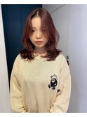 ミディアムレイヤー/ミディアムかきあげスタイル