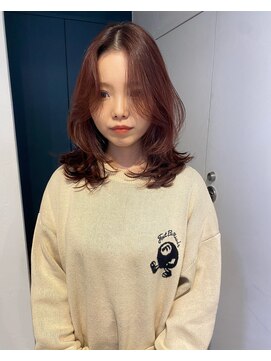 クラフト 福津(CRAFT) ミディアムレイヤー/ミディアムかきあげスタイル