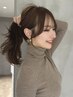【KATSUYA指名限定】小顔に見えるお顔周りカット＋コテ巻き