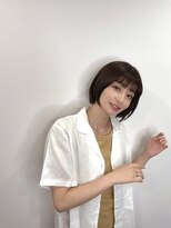 ウィローズ(WILLOW'S)&nbsp;大人可愛い20代30代40代黒髪前下がりショートボブ丸みショート◎