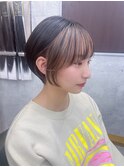 ヘムライト/インナーカラー/ショート/マッシュショート