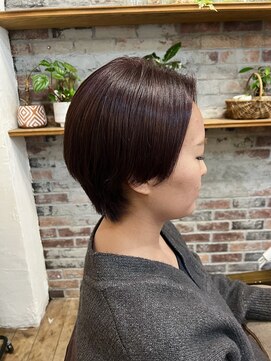 ゴーシェン 津田沼本店(Goshen) ショート×ダークバイオレット