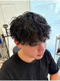 横須賀メンズマッシュシャドウパーマツイスパメンズパーマウルフ