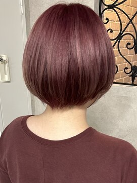 ルノン シェリー(LUNON cheliy) イメチェンヘアスタイルホワイトブロンド外ハネボブ美髪のススメ