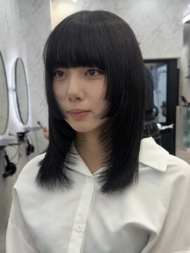 ドットモーダ 町田店(dot. mooda) 【艶カラー×顔周りカット】韓国/韓国ヘア/町田/町田駅/学割