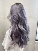 ロング顔周りレイヤー韓国ヘアくびれヘア美髪_ba546931