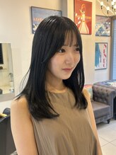 ノア(no_a) レイヤーカット×コリアンブラック