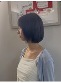 グラデーションボブ/ブルーラベンダー