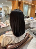 美髪ストレート×縮毛矯正♪前髪カット30代40代髪質改善