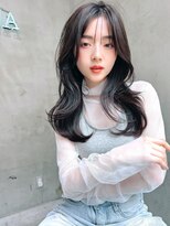 エイミー(Aimee)&nbsp;Aimee 町田   シースルーバング×アッシュブラウン