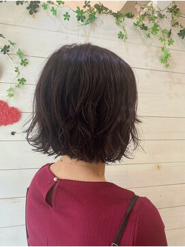 フレア 心 武庫之荘(flare) ボブ×パーマ