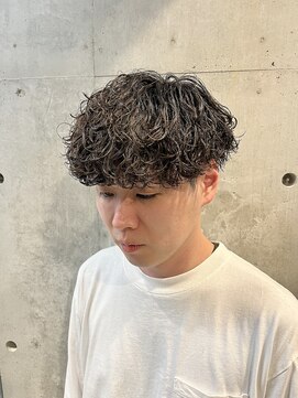 リベルテ グリット(Liberte Grit) メンズマッシュ波巻きパーマサーフカールツーブロック